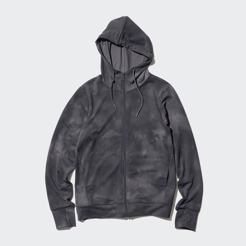 Uniqlo Airism Gray Hooded Jacket